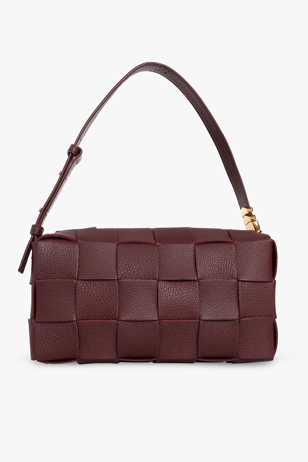 Brown 'Brick Cassette Medium' shoulder bag Bottega Veneta 